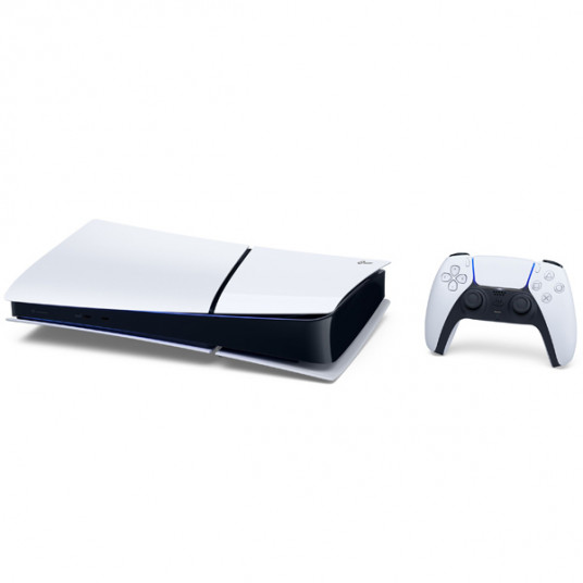 Spēļu konsole Sony Playstation 5 Slim Digital Edition (PS5) 1TB White + papildus pults Sony DualSense PS5  + Austiņas Sony PS5 „Pulse 3D“