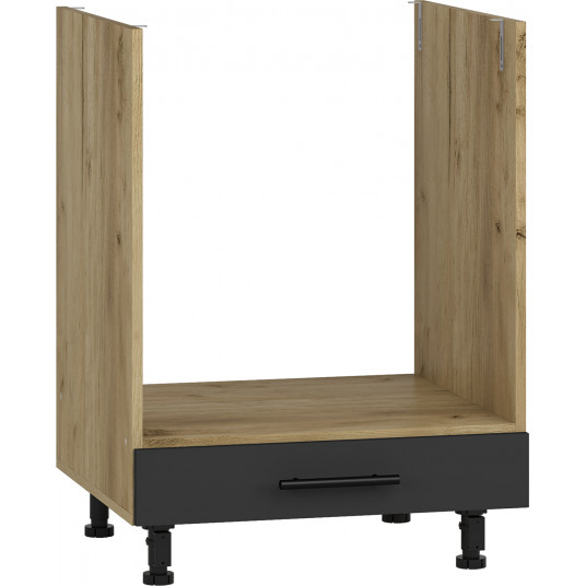 Virtuves skapītis VENTO DP-60/82, ozols / antracīts