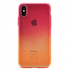 Devia Amber Plastic Back Case Apple iPhone X / XS Yellow - Red