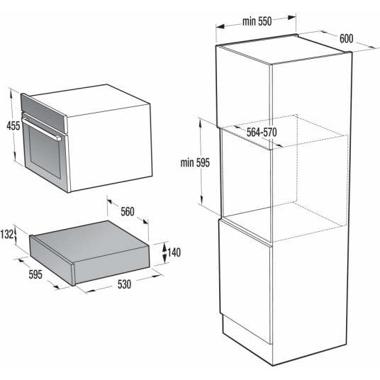  Sildīšanas atvilktne GORENJE WD1410WG