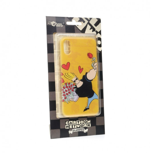 Cartoon Network Johnny Bravo Silicone Case for Apple iPhone XR Love
