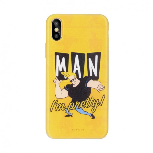 Cartoon Network Johnny Bravo Silicone Case for Apple iPhone X / XS Man