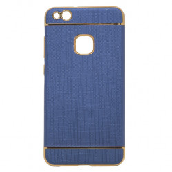Mocco Exclusive Crown Back Case Silicone Case With Golden Elements for Apple iPhone X / XS Dark Blue