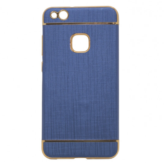 Mocco Exclusive Crown Back Case Silicone Case With Golden Elements for Apple iPhone 8 Plus Dark Blue