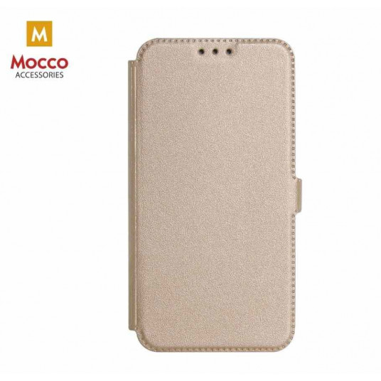 Mocco  Shine Book Case For Apple iPhone XS Max Gold