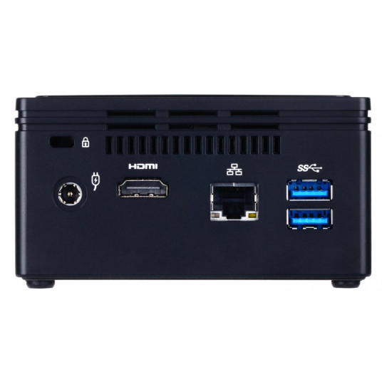 GIGABYTE GB-BACE-3160 Datora/darba stacijas platforma 0.69L PC Black J3160 1.6 GHz