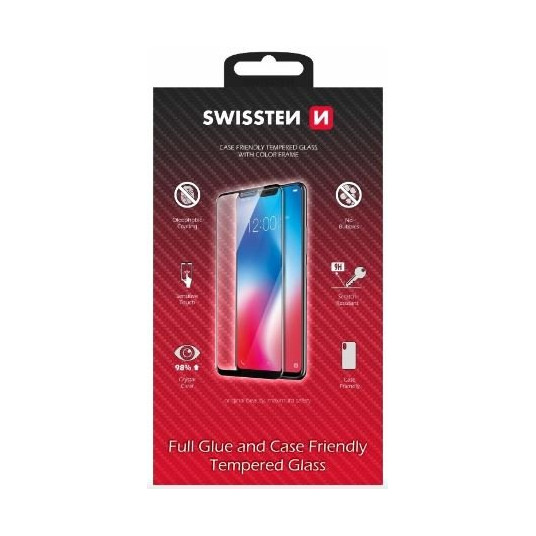 Swissten Pilnas virsmas rūdīts stikls Xiaomi 13T tālrunim