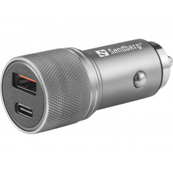 Sandberg 441-50 Auto lādētājs 1xQC3.0+1xUSBC 48W