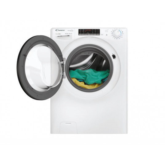 Candy Washing Machine with Dryer | CSOW 4746TWMB5-S | Energy efficiency class A/E | Front loading | Washing capacity 7 kg | 1400 RPM | Depth 45 cm | Width 60 cm | Display | Digit | Drying system | Drying capacity 4 kg | Steam function | Wi-Fi | White