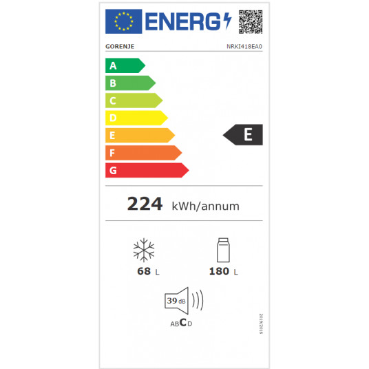 Ledusskapis GORENJE NRKI418EA0