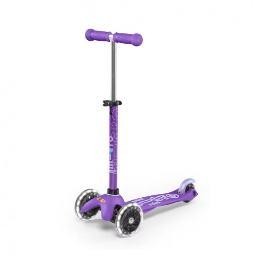 Micro Tricycle Maxi Deluxe LED skrejritenis PURPLE