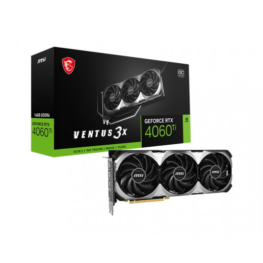 Grafikas karte MSI GeF RTX 4060 Ti VENTUS 3X OC 16G