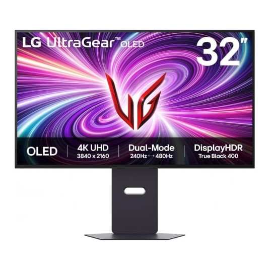 LG 32GS95UV-B - 32" | 4K UHD | OLED Dual Mode | 240 Hz / 480 Hz