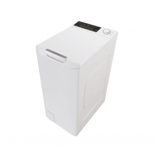 Candy Washing Machine | TCA284TM5-S | Energy efficiency class A | Top loading | Washing capacity 8 kg | 1200 RPM | Depth 60 cm | Width 41 cm | Display | Digit | White