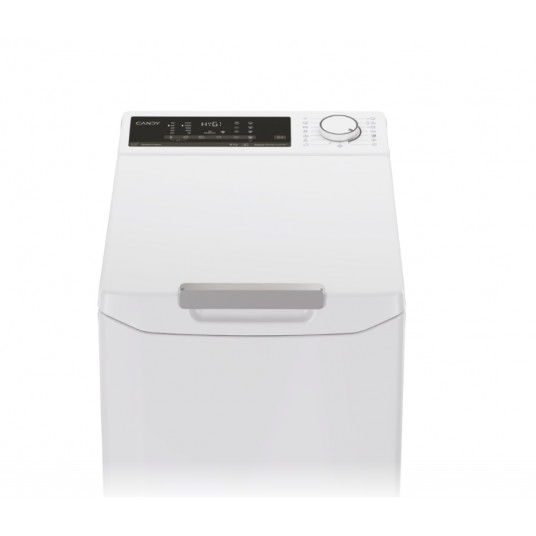 Candy Washing Machine | TCA284TM5-S | Energy efficiency class A | Top loading | Washing capacity 8 kg | 1200 RPM | Depth 60 cm | Width 41 cm | Display | Digit | White