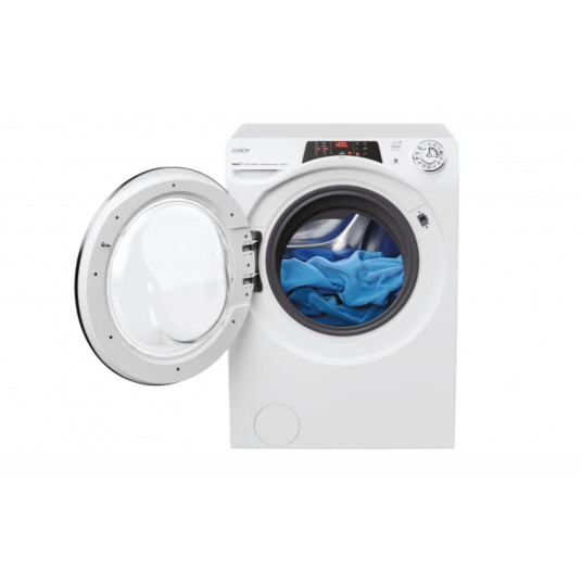 Candy Washing Machine with Dryer | ROW4964DWMCT/1-S | Energy efficiency class A/D | Front loading | Washing capacity 9 kg | 1400 RPM | Depth 58 cm | Width 60 cm | Display | Digit | Drying system | Drying capacity 6 kg | Steam function | White