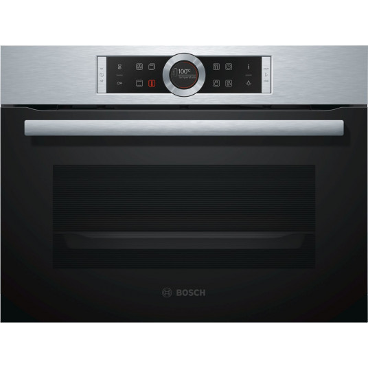 Bosch Serie 8 CBG635BS3 cepeškrāsns 47 L A+ Melns, Nerūsējošais tērauds