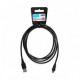 iBox IKU2M18 USB kabelis 1,8 m USB 2.0 USB A Mikro-USB B Melns