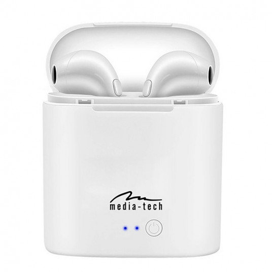 Austiņas Media-Tech MT3589W TWS White