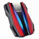 ADATA HD770G ārējais cietais disks 1 TB, melns, sarkans