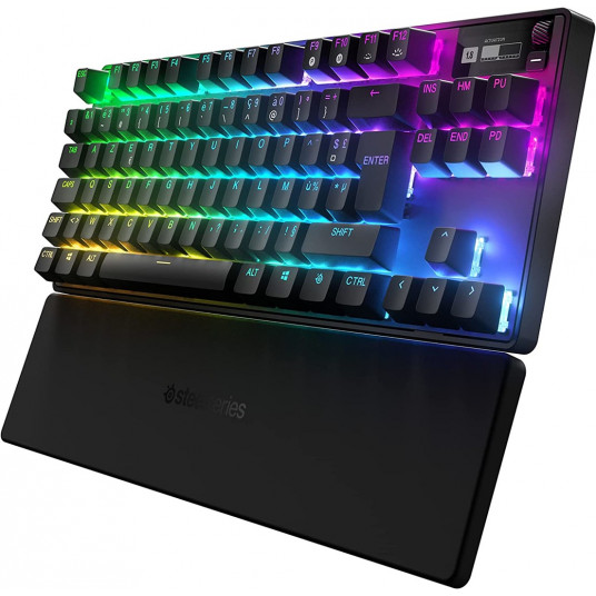 SteelSeries Apex Pro TKL bezvadu spēļu tastatūra 2023, OmniPoint 2.0 — melna