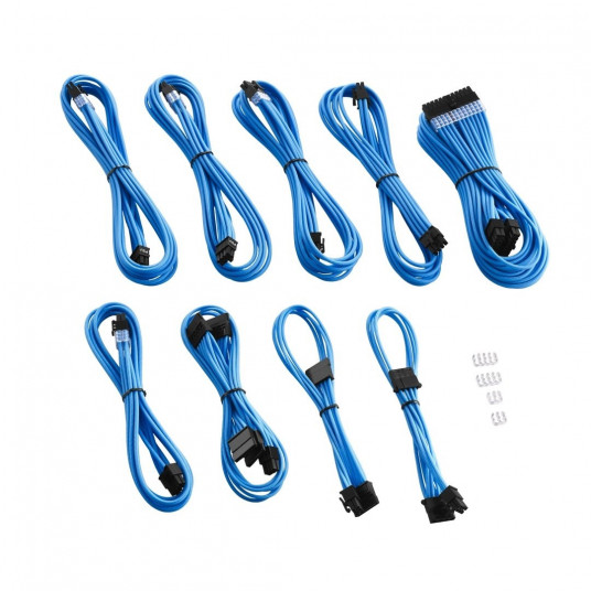 CableMod PRO ModMesh RT ASUS/Seasonic/Phanteks kabeļu komplekti - gaiši zili