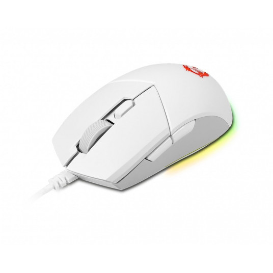 Pele MSI Clutch GM11 RGB Optical Gaming Mouse White