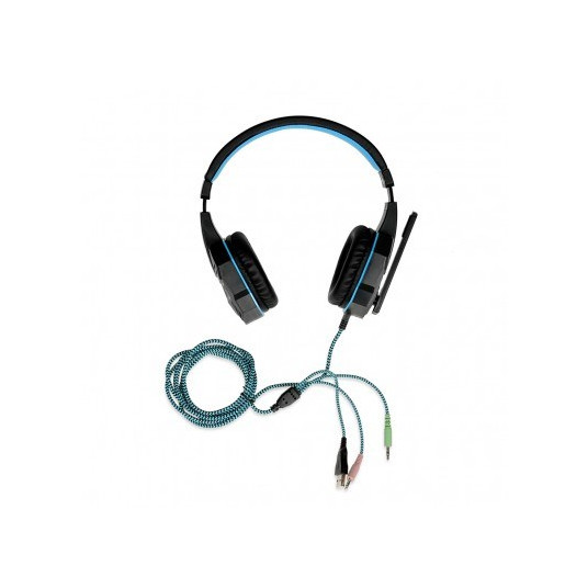 Austiņas iBOX X8 Gaming Headset Black/Blue