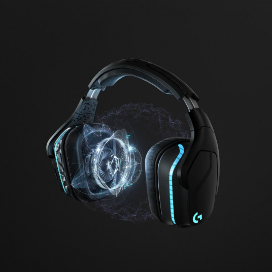 Austiņas Logitech Gaming G935 Black/Blue