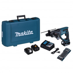 18v 3x5,0Ah + ACC DHR202RTE3 MAKITA 18v triecienurbjmašīna