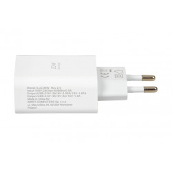 Ceļojumu lādētājs iBOX C-36 GaN PD20W, balts