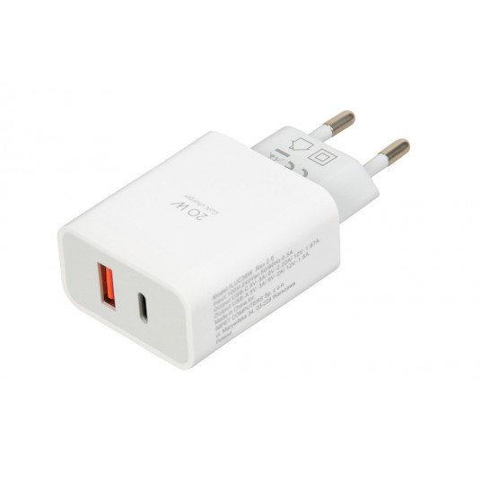 Ceļojumu lādētājs iBOX C-36 GaN PD20W, balts