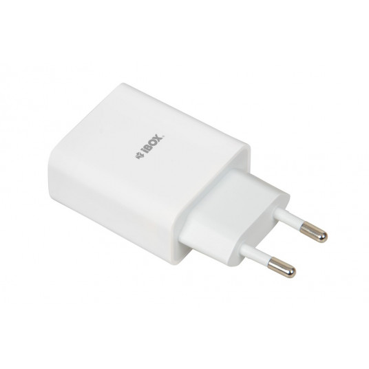 Ceļojumu lādētājs iBOX C-36 GaN PD20W, balts