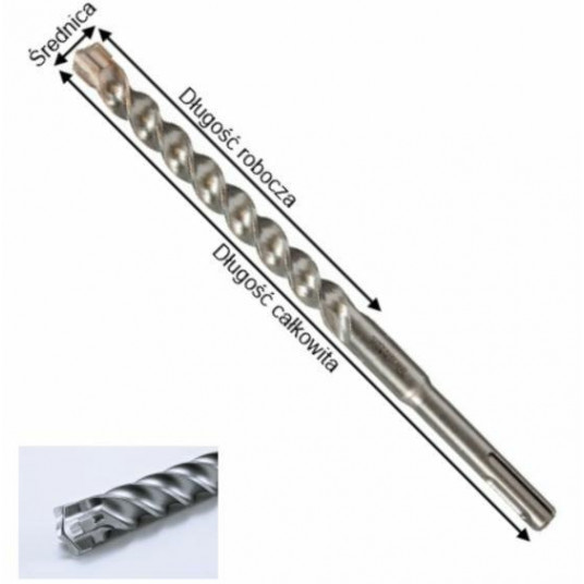 MAKITA SDS NEMESIS DRILL BIT "2" 18*450mm