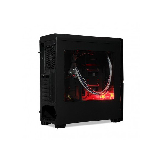 iBox ORCUS X14 Midi Tower Juoda