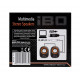 Mediatech MT3137W 6 W melns, balts vads