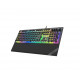 iBox Aurora K-5 USB QWERTY tastatūra sudraba krāsā