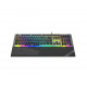 iBox Aurora K-5 USB QWERTY tastatūra sudraba krāsā