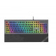 iBox Aurora K-5 USB QWERTY tastatūra sudraba krāsā