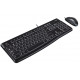Logitech Desktop MK120 Tastatūras tastatūra Pele Tastatūra Biroja USB QWERTY ASV starptautiskā versija melna