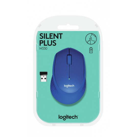 Pele Logitech M330 Silent Plus Optical Blue