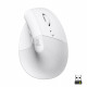 Pele Logitech Lift Vertical Ergonomic Optical White