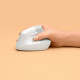 Pele Logitech Lift Vertical Ergonomic Optical White