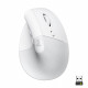Pele Logitech Lift Vertical Ergonomic Optical White
