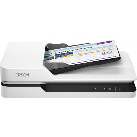 Epson WorkForce DS-1630 platformas skeneris 1200 x 1200 DPI A4, melns, balts