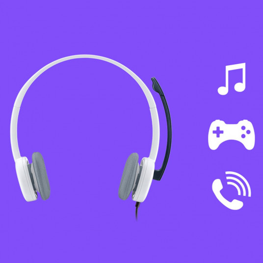 Austiņas Logitech H150 Stereo Headset White
