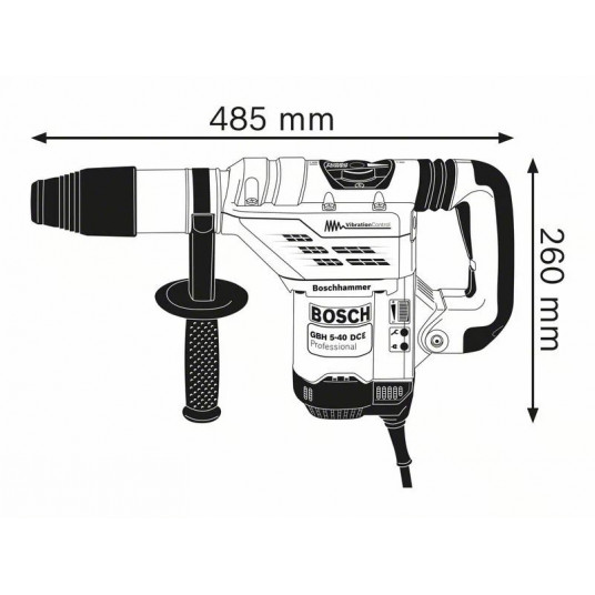 Bosch GBH 5-40 DCE Professional 1150 W 340 RPM "SDS Max"