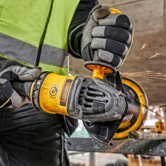 DEWALT DCG418NT-XJ pārnēsājamā slīpmašīnas lente, melna, dzeltena