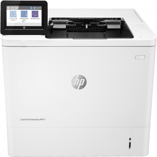 HP LaserJet Enterprise M611dn, melnbalts, printeris drukāšanai, divpusēja drukāšana