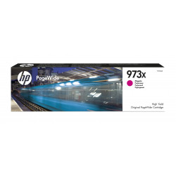 HP 973X augstas ražības fuksīna oriģinālā PageWide kasetne